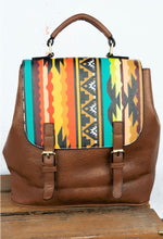 Load image into Gallery viewer, Dessert Tribal Aztec Satchel Backpack