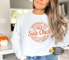 Load image into Gallery viewer, I'm A Side Chick Funny Thanksgiving Sweatshirt