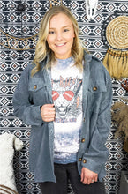 Load image into Gallery viewer, Denver Dreams Country Corduroy Blue Shacket