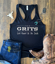 Load image into Gallery viewer, Grits Girl Raised In The South Western Women's Tank Top