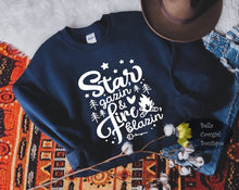 Load image into Gallery viewer, Star Gazin And Fire Blazin' Country Bonfire Sweatshirt