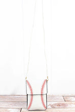 Load image into Gallery viewer, Baseball Cell Phone Crossbody Purse