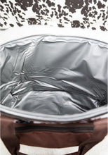 Load image into Gallery viewer, Ranchy Steer Skull Concho Western Cooler Tote With Lid