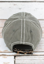 Load image into Gallery viewer, Leopard Happy Camper Steel Distressed Hat
