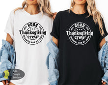 Load image into Gallery viewer, Thanksgiving Crew 2025 Thankful For My Tribe Friendsgiving Matching Group T-Shirt
