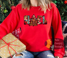 Load image into Gallery viewer, Noel Western Yak Christmas Sweatshirt
