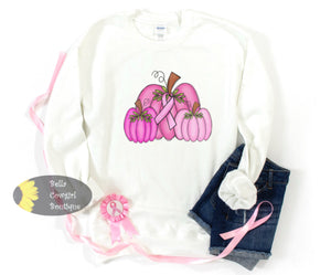 In October We Wear Pink Pumpkins Sweatshirt
