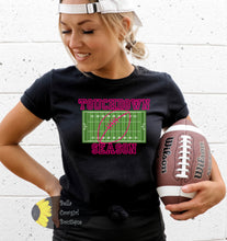 Load image into Gallery viewer, Touchdown Season Preppy Football Women&#39;s T-Shirt
