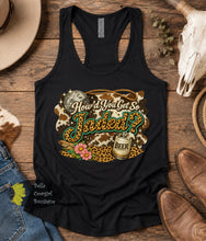 Load image into Gallery viewer, How'd You Get So Jaded Leopard Print Country Music Women's Tank Top
