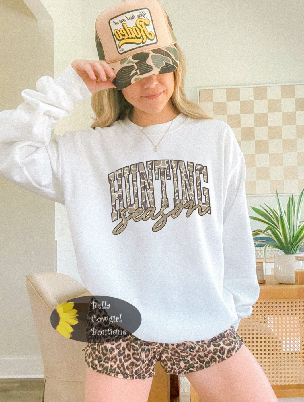 Country Camo Hunting Season Sweatshirt
