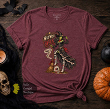 Load image into Gallery viewer, Wild Wicked Witch Of the West Cowgirl Halloween T-Shirt
