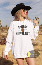 Load image into Gallery viewer, Cowboy University Country Western Sweatshirt
