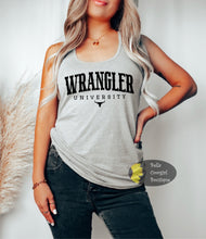 Load image into Gallery viewer, Wrangler University Western Women&#39;s Tank Top
