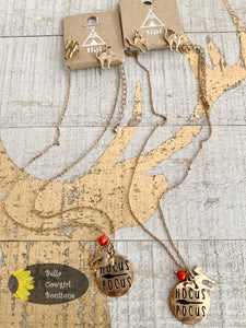 Hocus Pocus Halloween Necklace