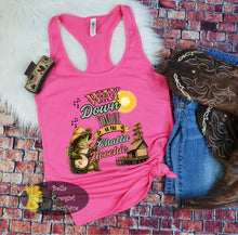 Load image into Gallery viewer, Way Down Yonder On The Chatta Hoochie Country Music Women's Tank Top
