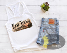 Load image into Gallery viewer, East Texas Nights Country Music Women's Tank Top

