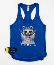 Load image into Gallery viewer, Feral Boujee Racoon Funny Women's Western Tank Top

