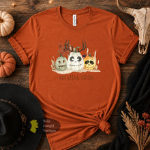 Load image into Gallery viewer, Haunting Season Deer Antler Western Pumpkins Halloween T-Shirt
