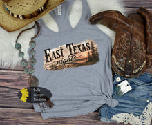 Load image into Gallery viewer, East Texas Nights Country Music Women's Tank Top
