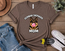 Load image into Gallery viewer, Bubblegum German Shepherd Mom T-Shirt
