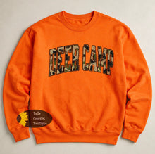 Load image into Gallery viewer, Distressed Country Camo Deer Camp Sweatshirt
