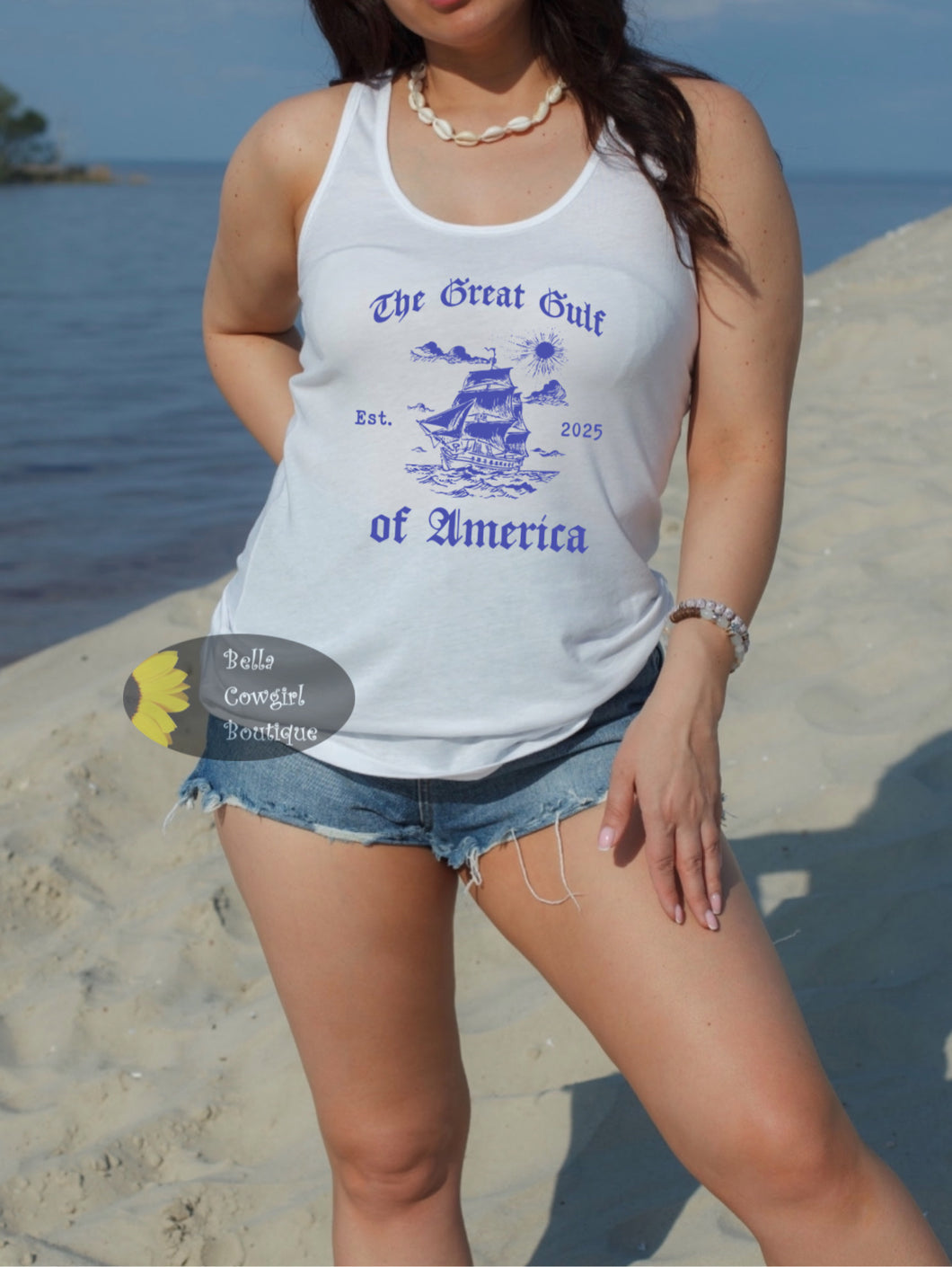 The Great Gulf of America Established 2025 Patriotic Women's Tank Top