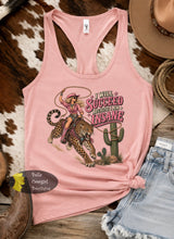 Load image into Gallery viewer, I Will Succeed Because I Am Insane Cowgirl Leopard Lasso Cactus Western Women's Tank Top
