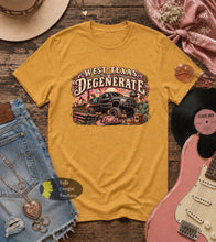 Load image into Gallery viewer, West Texas Degenerate Country Music T-Shirt
