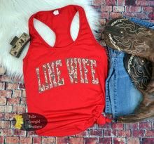 Load image into Gallery viewer, Camo Line Wife Women's Tank Top
