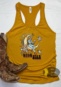 Wishing On A Neon Star Country Music Women's Tank Top