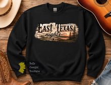 Load image into Gallery viewer, East Texas Nights Country Music Sweatshirt
