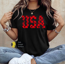 Load image into Gallery viewer, USA Stars Patriotic T-Shirt

