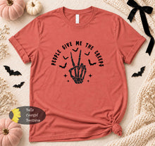 Load image into Gallery viewer, People Give Me The Creeps Halloween T-Shirt
