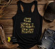 Load image into Gallery viewer, Camo Oh Hell Naw Funny Western Women's Tank Top
