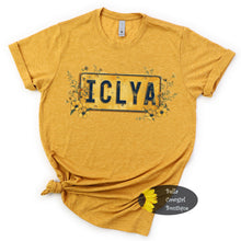 Load image into Gallery viewer, ICLYA License Plate I Can't Love You Anymore Country Music T-Shirt
