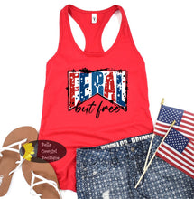 Load image into Gallery viewer, Feral But Free Patriotic Women's Tank Top
