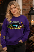 Load image into Gallery viewer, Owens Sister's Apothecary Halloween Witch Practical Magic Sweatshirt
