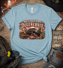 Load image into Gallery viewer, West Texas Degenerate Country Music T-Shirt
