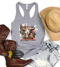 Load image into Gallery viewer, Try That In A Small Town Country Music Patriotic Women&#39;s Tank Top
