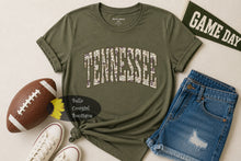 Load image into Gallery viewer, Custom Camo State College Sports Football Baseball T-Shirt
