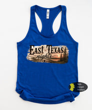 Load image into Gallery viewer, East Texas Nights Country Music Women's Tank Top
