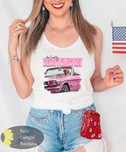 Load image into Gallery viewer, Don&#39;t Worry Daddy&#39;s On His Way Funny Trump Patriotic Women&#39;s Tank Top
