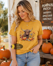 Load image into Gallery viewer, Pumpkin Patch Yak Western fall T-Shirt
