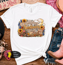 Load image into Gallery viewer, Watching The Sunflowers Bloom Country Music Concert T-Shirt
