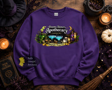 Load image into Gallery viewer, Owens Sister's Apothecary Halloween Witch Practical Magic Sweatshirt
