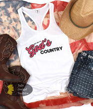 Load image into Gallery viewer, Get Me To God&#39;s Country Music Western Women&#39;s Tank Top
