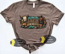 Load image into Gallery viewer, Drinking Jack All By Myself Country Music Western T-Shirt
