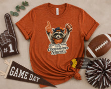 Load image into Gallery viewer, I'm Only Here For The Concession Stand Funny Raccoon Football T-Shirt
