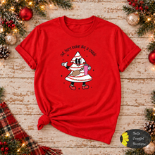 Load image into Gallery viewer, Out Here Lookin' Like A Snack Funny Christmas Cake T-Shirt
