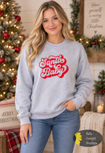 Load image into Gallery viewer, Santa Baby Christmas Sweatshirt
